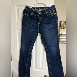 Harley-Davidson Jeans with Angel Wings & Bling